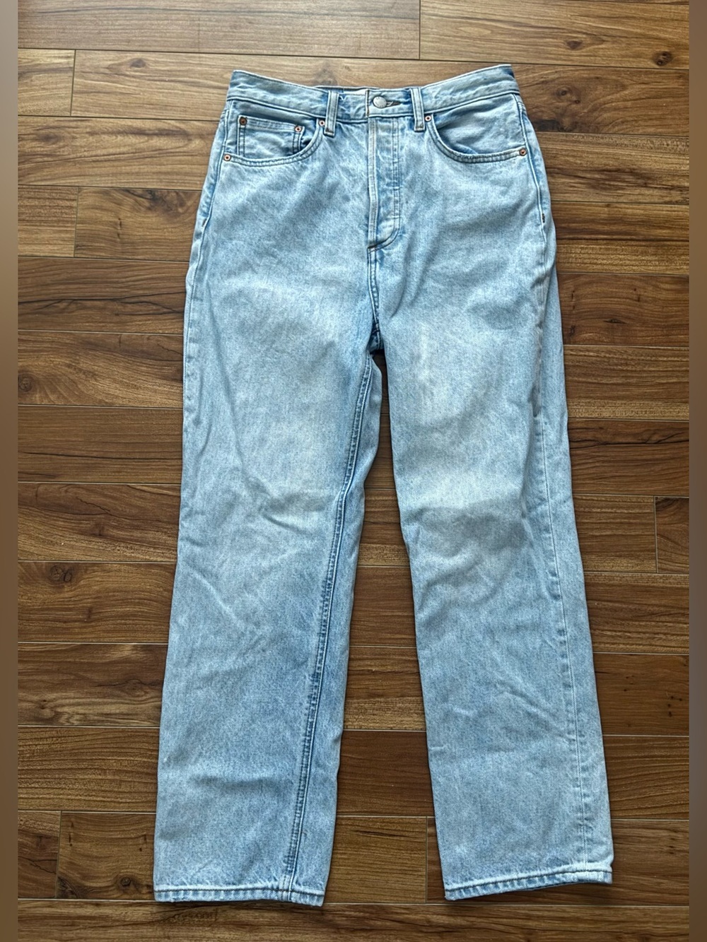 Denim Forum The Joni High Rise Loose 26L Jeans Size 25